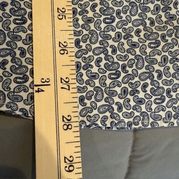 Nick Graham Everywhere Men's Button Shirt Contrast Navy Flip Cuff Stretch Medium - Picture 9 of 11